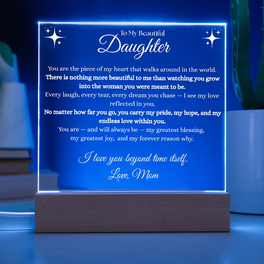 Daughter's Love Plaque