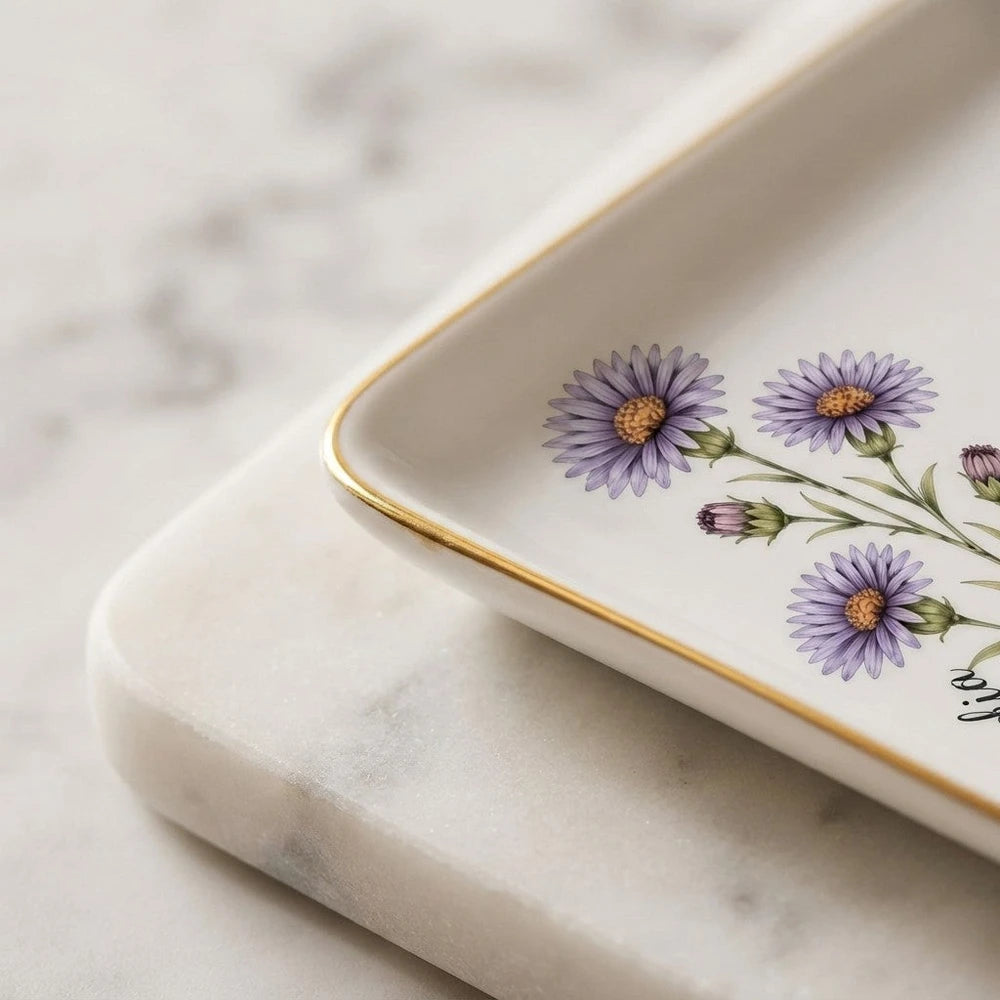 To My Daughter Jewelry Dish September
